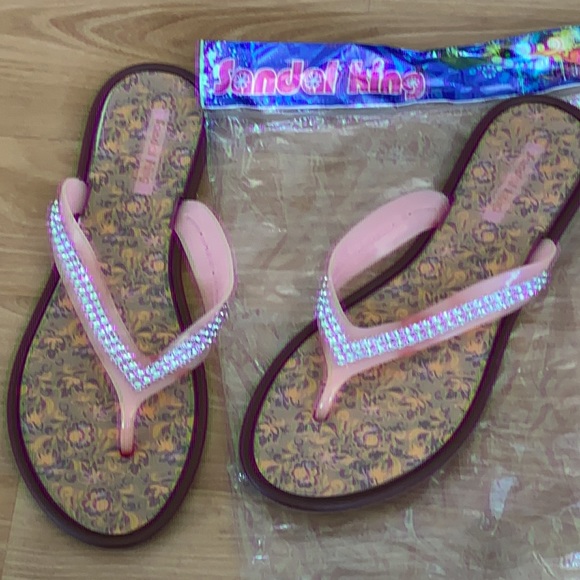 Rhinestones Flip Flops - Picture 8 of 11